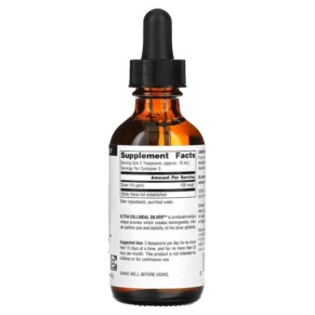 Thành phần vi chất của Source Naturals Ultra Colloidal Silver 10 PPM 2 fl oz (59.14 ml) 021078002208
