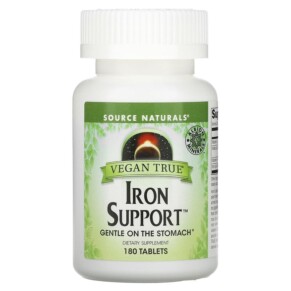 Thực phẩm chức năng Source Naturals Vegan True Iron Support 180 Tablets 021078025924