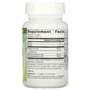 Thành phần vi chất của Source Naturals Vegan True Non-Fish Omega-3s 300 mg 30 Vegan Softgels 021078025917