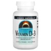 Thực phẩm chức năng Source Naturals Vitamin D-3 5.000 IU (125 mcg) 240 Capsules 021078023388