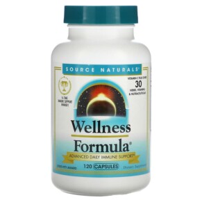 Thực phẩm chức năng Source Naturals Wellness Formula 120 Capsules 021078014256