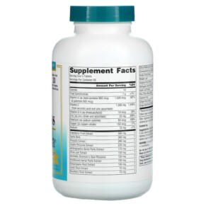 Thành phần vi chất của Source Naturals Wellness Formula Advance Daily Immune Support 180 Tablets 021078024408