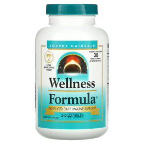 Thực phẩm chức năng Source Naturals Wellness Formula Advanced Daily Immune Support 240 Capsules 021078019626