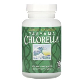 Thực phẩm chức năng Source Naturals Yaeyama Chlorella 200 mg 600 Tablets 021078014546