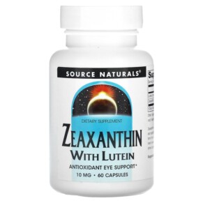 Thực phẩm chức năng Source Naturals Zeaxanthin with Lutein 10 mg 60 Capsules 021078018827