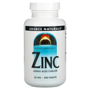 Thực phẩm chức năng Source Naturals Zinc 50 mg 250 Tablets 021078003304