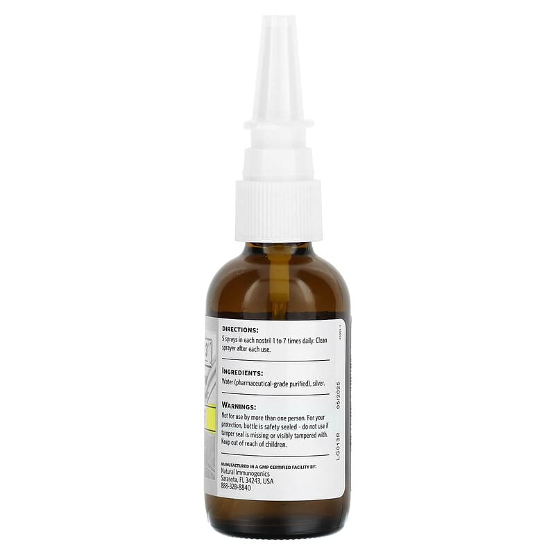Sovereign Silver Argentyn 23 Natural Nasal Spray Sinus Relief 2 fl oz (59 ml) 2 Thành phần vi chất của Sovereign Silver Argentyn 23 Natural Nasal Spray Sinus Relief 2 fl oz (59 ml) 684088331272