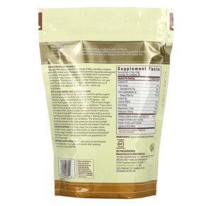 Thành phần vi chất của Spectrum Essentials Organic Ground Premium Flaxseed 14 oz (396 g) 022506677890