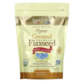 Thực phẩm chức năng Spectrum Essentials Organic Ground Premium Flaxseed 14 oz (396 g) 022506677890