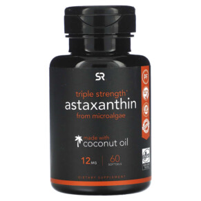Thực phẩm chức năng Sports Research Astaxanthin Triple Strength 12 mg 60 Softgels 023249012566