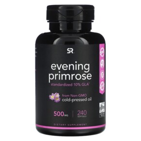 Thực phẩm chức năng Sports Research Evening Primrose 500 mg 240 Softgels 023249011194