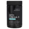 Sports Research Keto Omega-3 with Salmon Oil 120 Softgels 4 Thực phẩm chức năng Sports Research Keto Omega-3 with Salmon Oil 120 Softgels 023249012337