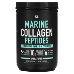 Thực phẩm chức năng Sports Research Marine Collagen Peptides Unflavored 12 oz (340 g) 023249010814