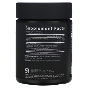 Thành phần vi chất của Sports Research Multi Collagen 1.600 mg 90 Capsules 023249012726