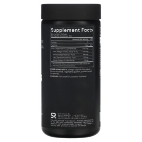 Thành phần vi chất của Sports Research Omega-3 Fish Oil Triple Strength 180 Softgels 023249091530