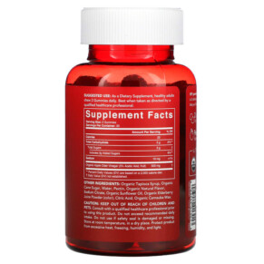 Thành phần vi chất của Sports Research Organic Apple Cider Vinegar with the Mother Natural Apple 60 Gummies 023249013013