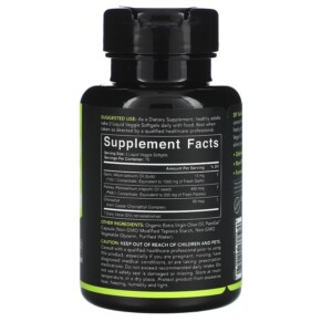 Thành phần vi chất của Sports Research Plant-Based Garlic Oil with Parsley & Chlorophyll 150 Veggie Softgels 023249012252