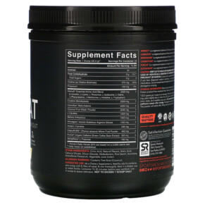 Thành phần vi chất của Sports Research Pre-Sweat Advanced Pre-Workout Watermelon Yuzu 14.46 oz (410 g) 023249013082