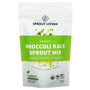 Thực phẩm chức năng Sprout Living Organic Broccoli Kale Sprout Mix 4 oz (113 g) 852457007015