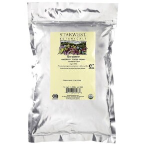 Thành phần vi chất của Starwest Botanicals Organic Ginger Root Powder 1 lb (453.6 g) 767963025760