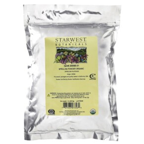 Thành phần vi chất của Starwest Botanicals Organic Spirulina Powder 1 lb (453.6 g) 767963073464