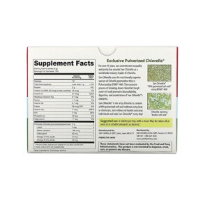 Thành phần vi chất của Sun Chlorella Chlorella 500 mg 600 Tablets 029918015128