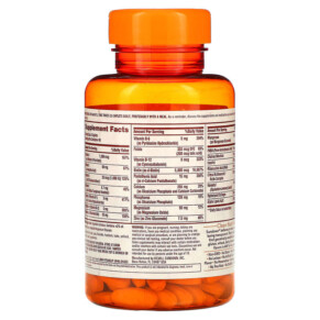 Thành phần vi chất của Sundown Naturals Hair Skin & Nails 120 Caplets 030768075842