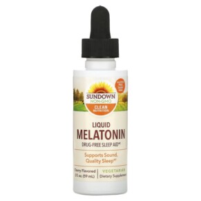 Thực phẩm chức năng Sundown Naturals Liquid Melatonin Cherry 2 fl oz (59 ml) 030768168360