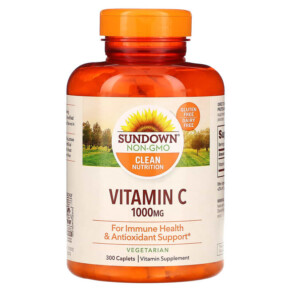 Thực phẩm chức năng Sundown Naturals Vitamin C 1.000 mg 300 Caplets 030768025052