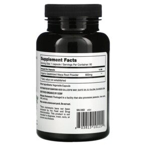 Thành phần vi chất của Sunfood Gelatinized Maca Capsules 800 mg 90 Capsules 803813101151