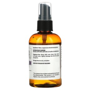 Thành phần vi chất của Sunfood Magnesium Oil 4 fl oz (118 ml) 803813010507