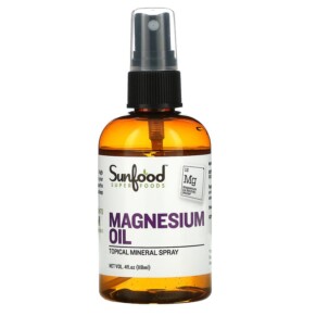 Thực phẩm chức năng Sunfood Magnesium Oil 4 fl oz (118 ml) 803813010507