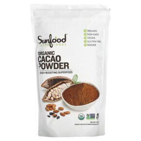 Thực phẩm chức năng Sunfood Organic Cacao Powder 1 lb (454 g) 803813035029