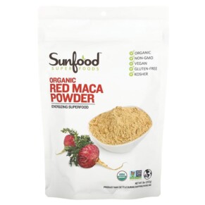 Thực phẩm chức năng Sunfood Organic Red Maca Powder 8 oz (227 g) 803813906404