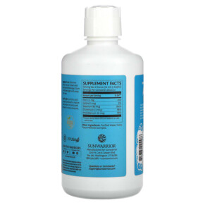 Thành phần vi chất của Sunwarrior Liquid Light Fulvic Acid Complex 32 fl oz (946.3 ml) 814784024486
