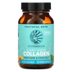 Thực phẩm chức năng Sunwarrior Plant-Based Collagen Restore & Protect 30 Vegan Capsules 814784028507