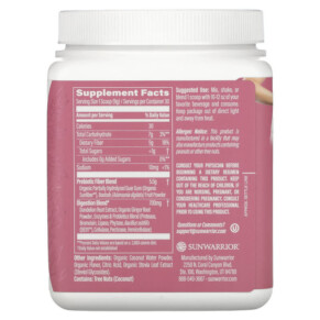 Thành phần vi chất của Sunwarrior Shape Core Cleanser Pineapple Vanilla 9.5 oz (270 g) 810100920210