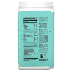 Thành phần vi chất của Sunwarrior Shape Slim Collagen Boost Vanilla 1.65 lb (750 g) 810100920227