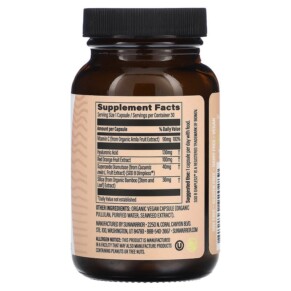 Thành phần vi chất của Sunwarrior Shape Smooth Cellulite Care 30 Vegan Capsules 810100920289