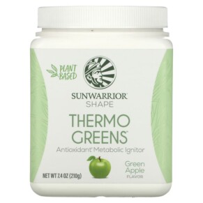 Thực phẩm chức năng Sunwarrior Shape Thermo Greens Green Apple 7.4 oz (210 g) 810100920302