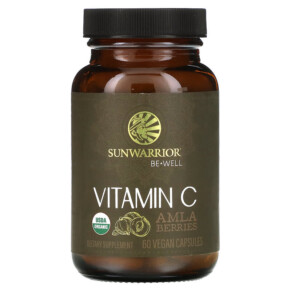 Thực phẩm chức năng Sunwarrior Vitamin C 60 Vegan Capsules 810100920067