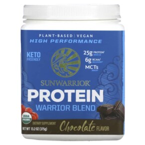Thực phẩm chức năng Sunwarrior Warrior Blend Protein Chocolate 13.2 oz (375 g) 814784024240