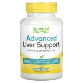 Thực phẩm chức năng Super Nutrition Advanced Liver Support 90 Veggie Capsules 033739001253
