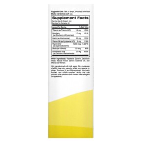 Thành phần vi chất của Super Nutrition B Complex 2 fl oz (59 ml) 898220021987