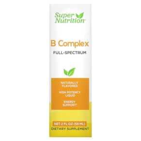 Thực phẩm chức năng Super Nutrition B Complex 2 fl oz (59 ml) 898220021987