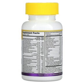 Thành phần vi chất của Super Nutrition SimplyOne 50+ Women Multivitamin + Supporting Herbs 90 Tablets 033739002007