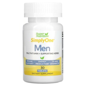 Thực phẩm chức năng Super Nutrition SimplyOne Men’s Multivitamin + Supporting Herbs 30 Tablets 033739002144