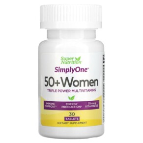 Thực phẩm chức năng Super Nutrition SimplyOne Women’s 50+ Triple Power Multivitamins 30 Tablets 033739001994