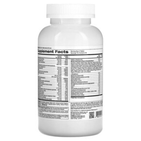 Thành phần vi chất của Super Nutrition Super Immune Immune-Strengthening Multivitamin with Glutathione 240 Tablets 898220020157