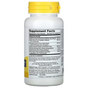 Thành phần vi chất của Super Nutrition Testo Energy 60 Veg Capsules 033739001284